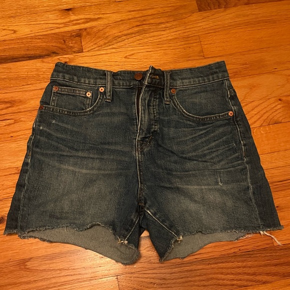 Madewell high rise denim shorts - Picture 4 of 8
